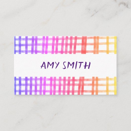 お洒落おもしろい絵を描線カスタム 名刺 (正面)