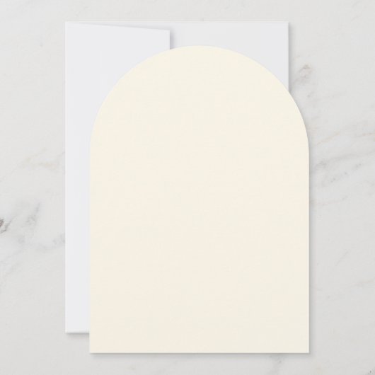 お洒落お誕生日ケーキカスタムパーティーカラフルアーチ 招待状 (裏面)