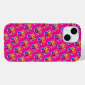 お洒落かわいい猫編み物シーン特大 Case-Mate iPhoneケース (裏面 (横))