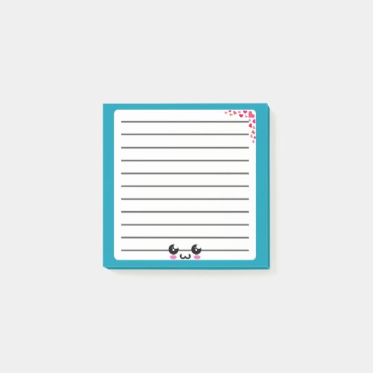 お洒落かわいいPost-It Notepad ポストイット (正面)
