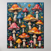 お洒落きのこ園 ポスター (正面)