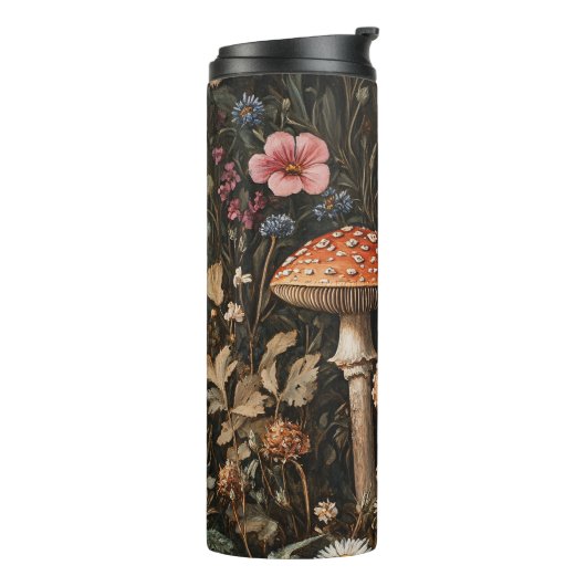 お洒落きのこ・野草植物学 タンブラー (回転左)