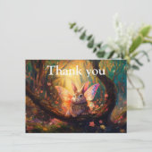 お洒落くず入った魅惑の森 サンキューカード (スタンド正面)