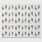 お洒落こうもり包装紙 ラッピングペーパー (フラット)