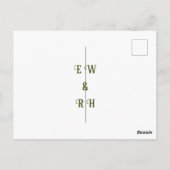 お洒落さくらんぼの花 ポストカード (裏面)