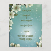 お洒落さくらんぼの花 ポストカード (正面)