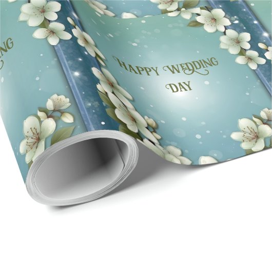 お洒落さくらんぼの花 ラッピングペーパー (ロールコーナー)