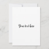 お洒落たった今結婚しましたありがとう サンキューカード (裏面)