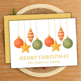 お洒落つるクリスマスオーナメント シーズンカード