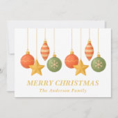 お洒落つるクリスマスオーナメント シーズンカード (正面)