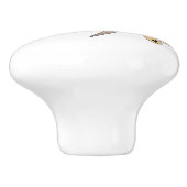 お洒落でかわいいトンボの引出しのノブ セラミックノブ (側面)