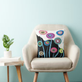 お洒落でアートな花の装飾的な枕2 クッション (椅子)