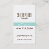 お洒落でカスタマイズ可能なパイ名刺 名刺 (裏面)