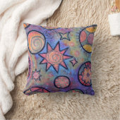 お洒落でカラフルな宇宙枕 クッション (ブランケット)