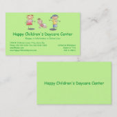 お洒落で幸せな漫画は専門のデイケアをからかいます 名刺 (正面/裏面)