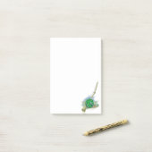 お洒落で旧式な魚釣りの巻き枠のポスト・イット ポストイット (デスク上)