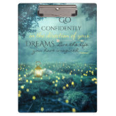 お洒落で活気づけるな夢の引用文 クリップボード (正面)