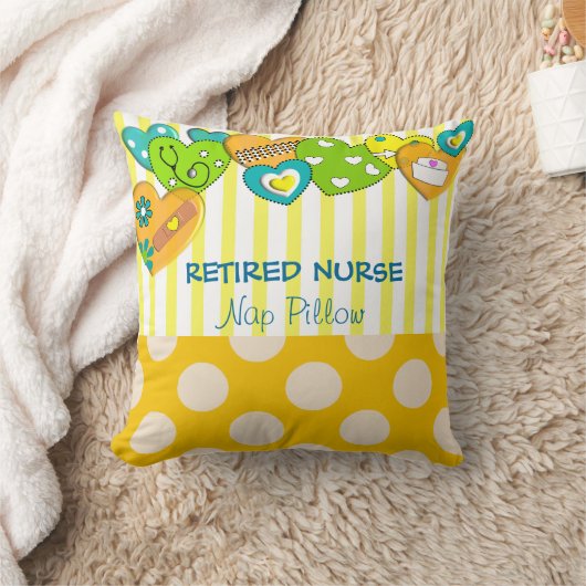 お洒落で退職したなナースの枕 クッション (ブランケット)