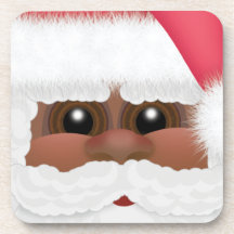 お洒落で黒いですかアフリカ系アメリカ人のサンタクロース