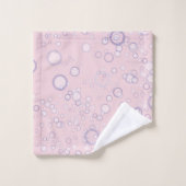 お洒落で、かわいいタツノオトシゴのアートワーク バスタオルセット (ウォッシュタオル)