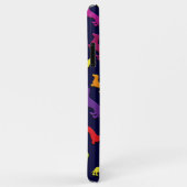 お洒落とカラフルおもしろいダックスシャント犬のパターン Case-Mate iPhoneケース (裏面/右)