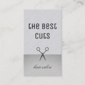 お洒落とモダン 名刺 (正面)