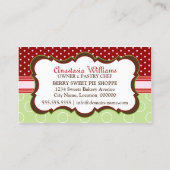 お洒落ないちごパイベーカリー 名刺 (裏面)