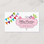 お洒落なイベントのスタイルを作ることおよびデザイン 名刺 (正面)