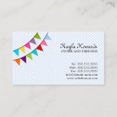 お洒落なイベントのスタイルを作ることおよびデザイン 名刺 (裏面)