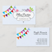 お洒落なイベントのスタイルを作ることおよびデザイン 名刺 (正面/裏面)