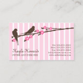 お洒落なイベントのスタイルを作ることおよびデザイン 名刺 (裏面)