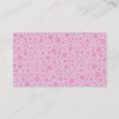 お洒落なカップケーキのベーカリーの名刺 名刺 (裏面)