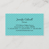 お洒落なカップケーキのベーカリー 名刺 (裏面)