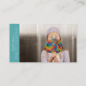 お洒落なカメラマン%PIPE%の写真撮影の名刺 名刺 (裏面)