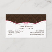 お洒落なクッキーのベーカリー 名刺 (裏面)