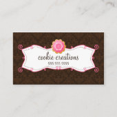 お洒落なクッキーのベーカリー 名刺 (正面)