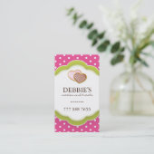 お洒落なクッキーの名刺 名刺 (スタンド正面)