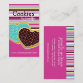 お洒落なクッキーの名刺 名刺 (正面/裏面)