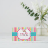 お洒落なクッキーの名刺 名刺 (スタンド正面)