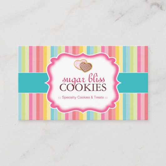 お洒落なクッキーの名刺 名刺 (正面)