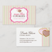 お洒落なクッキーの名刺 名刺 (正面/裏面)