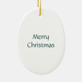 お洒落なクリスマスツリーオーナメント セラミックオーナメント (裏面)