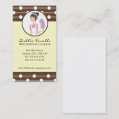 お洒落なクリーニングのサービス業カード 名刺 (正面/裏面)