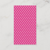 お洒落なクリーニングのサービス業カード 名刺 (裏面)