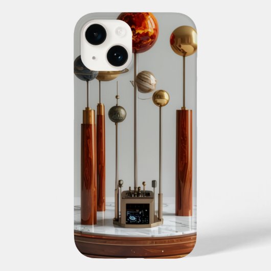 お洒落なグラフィックのスマホステッカー Case-Mate iPhoneケース (裏面)