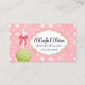 お洒落なケーキはベーキングをぽんと鳴らします 名刺 (正面)
