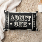 お洒落なサーカスの劇場チケットは1つを是認します ランバークッション (ブランケット)