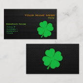 お洒落なシャムロック 名刺 (正面/裏面)