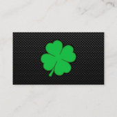 お洒落なシャムロック 名刺 (裏面)