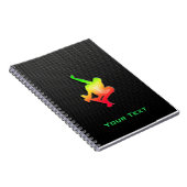 お洒落なスケートボーディング ノートブック (右側)